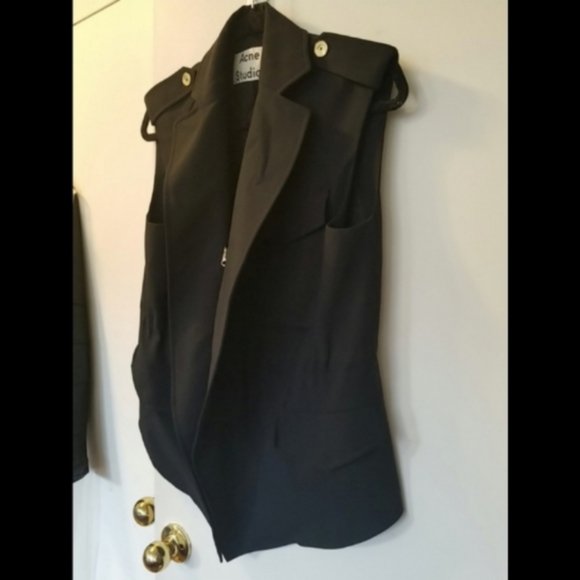 Rare Acne Studios Revel Cargo Vest Size 34 XS - Picture 7 of 12